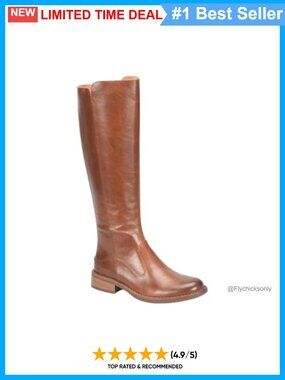 Full Grain Leather Mid Calf Equestrian Boot Calf High